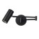 Wall lamp EVOLUCE. Sle201041-01. Zoom. 1x5 W, GU10, 4000K, 12x13.5 cm, black color