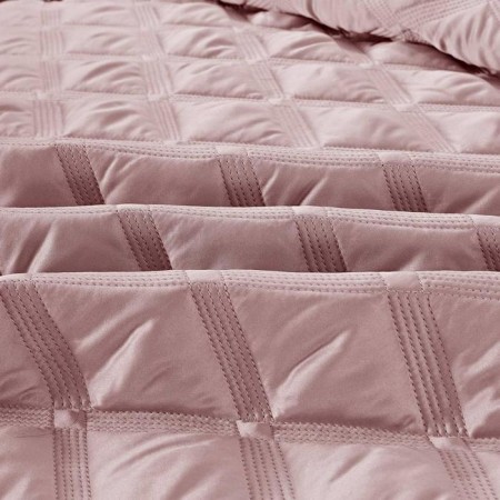 A set with a clip "Sharmel", size 230x250 cm, 50x70 cm - 2 pcs, color ash rose-6