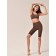 Women's bicycles in the Rubchik Short Legings RIB, size 44-46, dark brown color