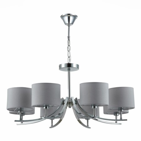Suspended EVOLUCE lamp. Sle105303-08. Linda. 8x40 watts, E14, 77x77x71 cm, chromium color-5