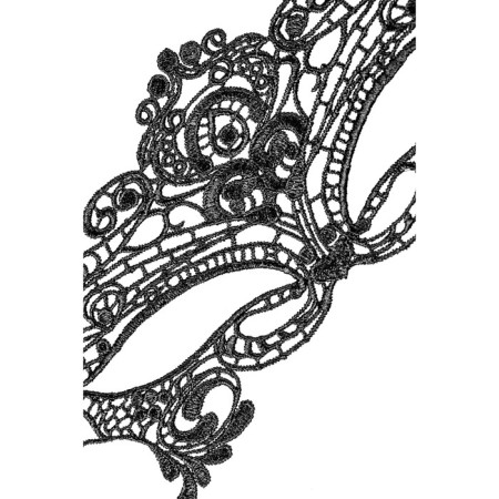 Failure mask Eromantica Queen, textiles, black color, 31 cm-2