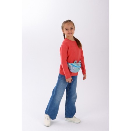 Children's belt bag Magis Unicorn with a zipper, blue color-7