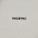 Porcelain dish for feeding Magistro Slate, D = 22.5 cm, white color
