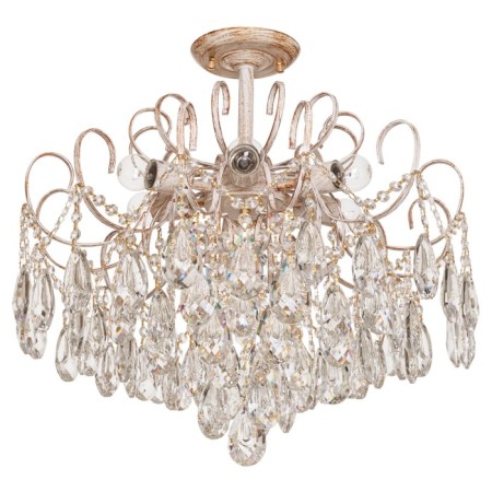 Ceiling chandelier "Suzy" 6x60W E27 gold 58x58x56