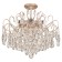 Ceiling chandelier "Suzy" 6x60W E27 gold 58x58x56