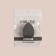 Makeup sponge "drop", 6 × 4 cm, increases when getting wet, black color