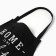 Apron Ethel "Home", Black Color, 60x75 cm, 50%HL, 50%flax