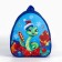 Children's backpack "New Year's Snake", 23x20.5cm, for the New Year