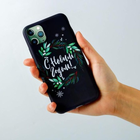 Case for the New Year's "Happy holiday", on the iPhone 11 Pro Max-2