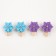 Set of decorative clothespins "Sukkualent" 4 pcs, felt/tree