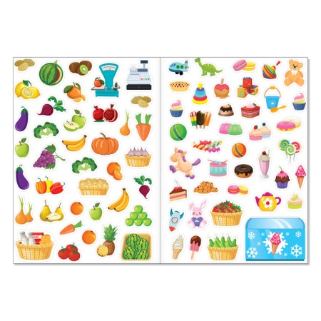 Stickers reusable "My store", A4 format-2