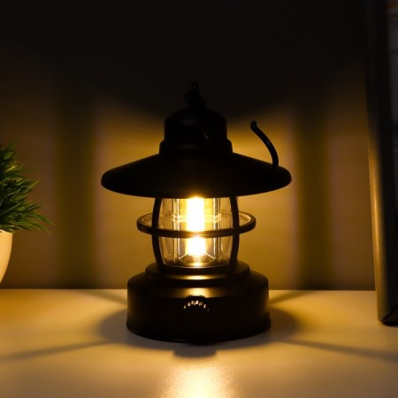 Night Light LED 5W USB AKB Dimmer Black 10x8x13 cm Risalux-2