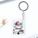 Key keychain Acrylic player "Together" forever ", 3.5 x 10 cm