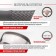 SkyWay braid, with ECO weaving, eco -leather, gray, S01102284