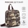 Baby backpack on lightning, external pocket, camouflage color/brown