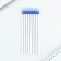 PREE WRITE WAS ARE GELENT WITH ARED ELEMS + 9pcs "Marble" rods, blue paste, 0.5 mm