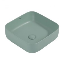 ABBER RECHTECK AC2211MCG shell, 385x385x135 mm, light green, matte