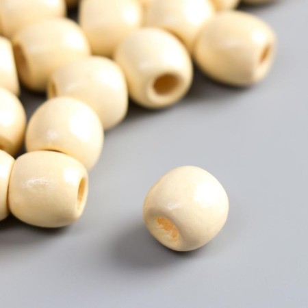 A set of beads for creativity "Natural" 50 g 1.2x1.1 cm