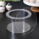 Falseyarus for the cake, cylinder, d = 20 cm, h = 12 cm, the color is transparent