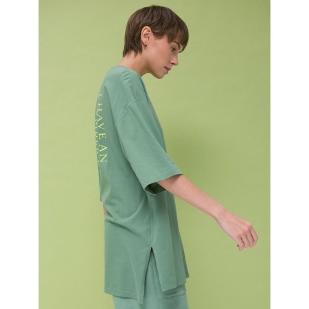 Female T -shirt, size s, green color-1