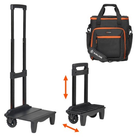 AIRLINE Kholine bag, on wheels with a telescopic handle, 48 l, waterproof-9