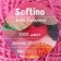 Yarn 100% juts "Softino Jute Colored" 50m ± 2m bright pink 50 g