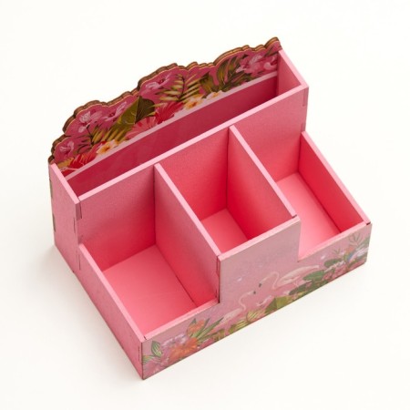 Organizer for the Chancellery "Flamingo" 4 departments 15x10x14-3