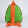 Baby backpack for the boy "Pixels", 23x20.5 cm, lightning department
