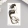 Tattoo on the body Black "Mermaid" 10.5x6 cm