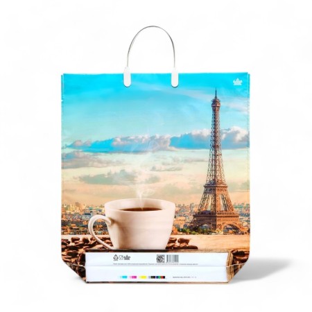Package "Fragrant morning", plastic with a plastic pen, 40x44 cm, 100 μm-1