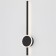 Sconces Citilux "Steg" CL203311, 13.5x61.5 cm, 1x17W, LED, Black Color Black