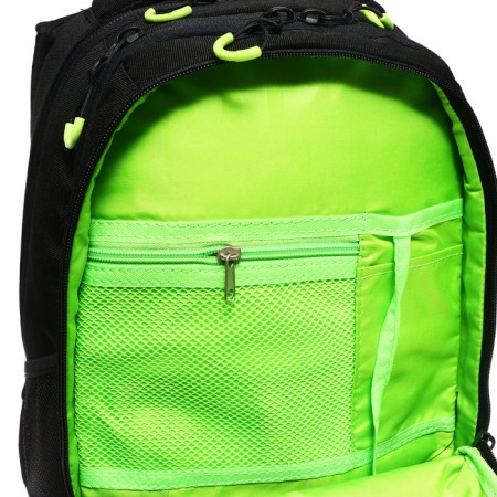 Youth backpack 42 x 31 x 22 cm, Grizzly, ergonomic back, laptop compartment, black/green-9