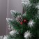 Fir tree artificial table "Carmen" bumps silver +berries 55 cm