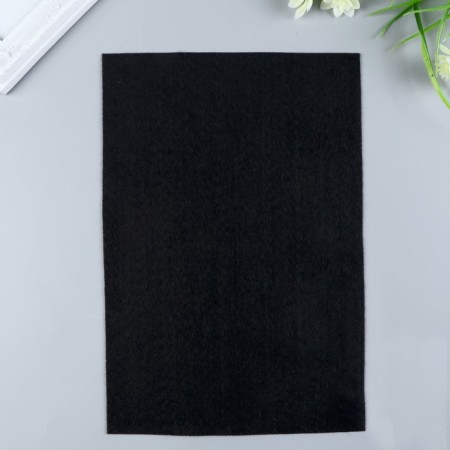 Soft felt 1 mm 20x30 cm black