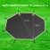 Sunscreen for trampoline 12 ", Perfetto Sport PS-013