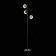 Floor lamp EVOLUCE. Sle154905-03. Lacotta. 3x60 watts, E27, 40x40x164 cm, black color