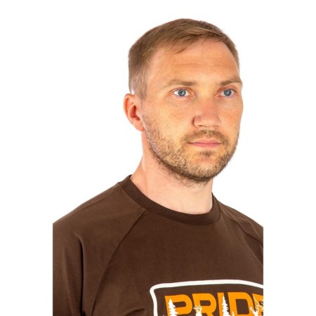 Pride Living Nature T-shirt, cotton, dark brown, rr l l-6