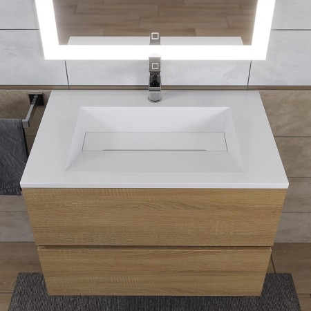 Walked shells Uperwood Next 70 cm, rectangular, white-1
