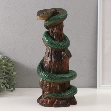 New Year's figure "Snake on the hemp" 33 x 14 x 15 cm.-4
