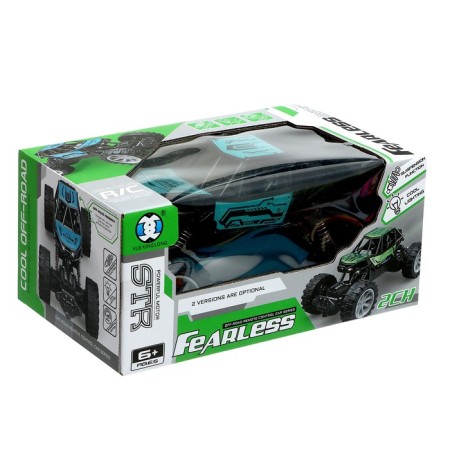 Jeep "All -terrain vehicle", radio control, light, batteries, blue-7