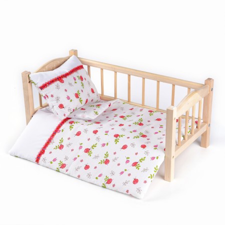 Puppet bed “God's cows”: sheet, blanket 46 × 36 cm, pillow 23 × 17 cm