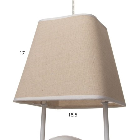Lamp Bayerlux "Palom" E27 40W white 18x18x35-85cm-5
