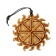 The amulet "Kolovrat" is large, cedar, brings luck and fertility