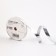 Plastic tape "Metal", 1.2cm x 45m, silver