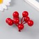 Decor for creativity "Branch with rowan berries 9 berries" 6 cm