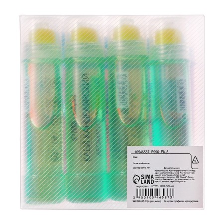Cleaning glue flavored 50 grams, thick, with silicone applicator, color-7