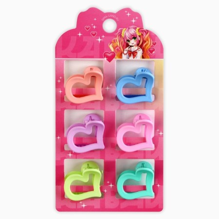 Hair crab Kawai, set 6 pcs, 2.5 x 2.5 x 1.5 cm-1