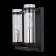 Sconces st. SL334.401.02. Bichero. 2x60 W, E14, 29, 4x24 cm, black color, nickel