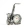 Clock - desktop an alarm clock, discrete move, d -6.5 cm, 18.5 x 15 cm, aa