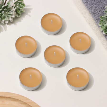 A set of tea candles flavored "spicy apple" in a gift box, 6 pcs-2